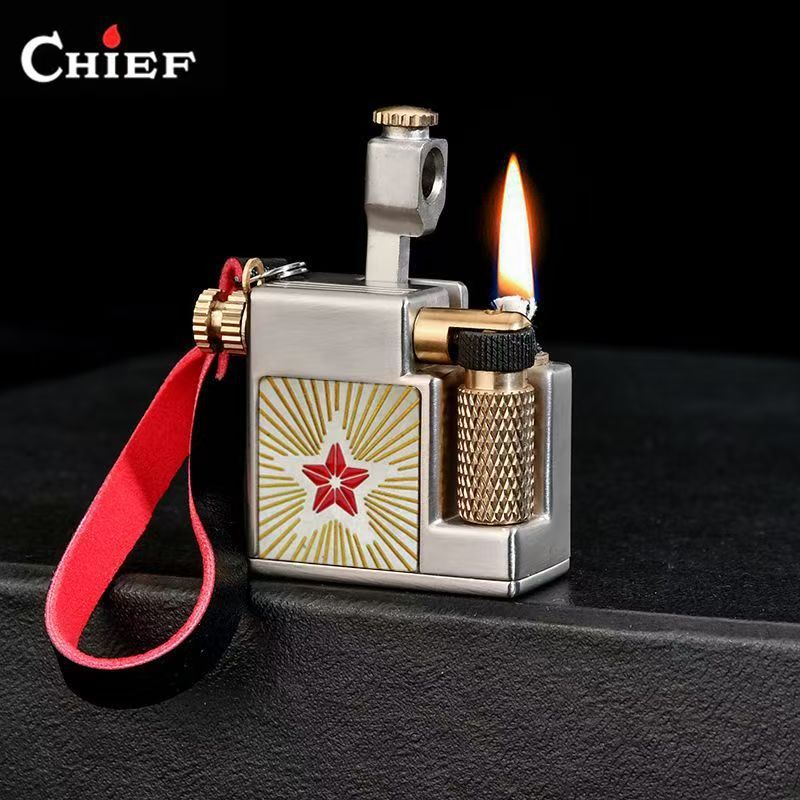 Fire Starting Kit - Isqueiro Mini Quadrado CHIEF 715 com