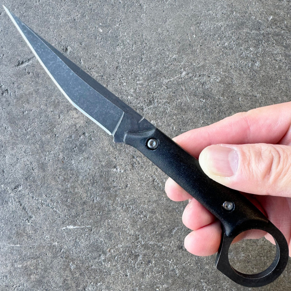Bushcraft Knife Fixed - Faca de Lâmina Fixa Preta com