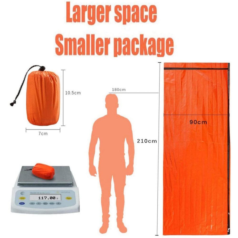 Cobertor Térmico Reutilizável  - Emergency Mylar Tent avaliação e preço