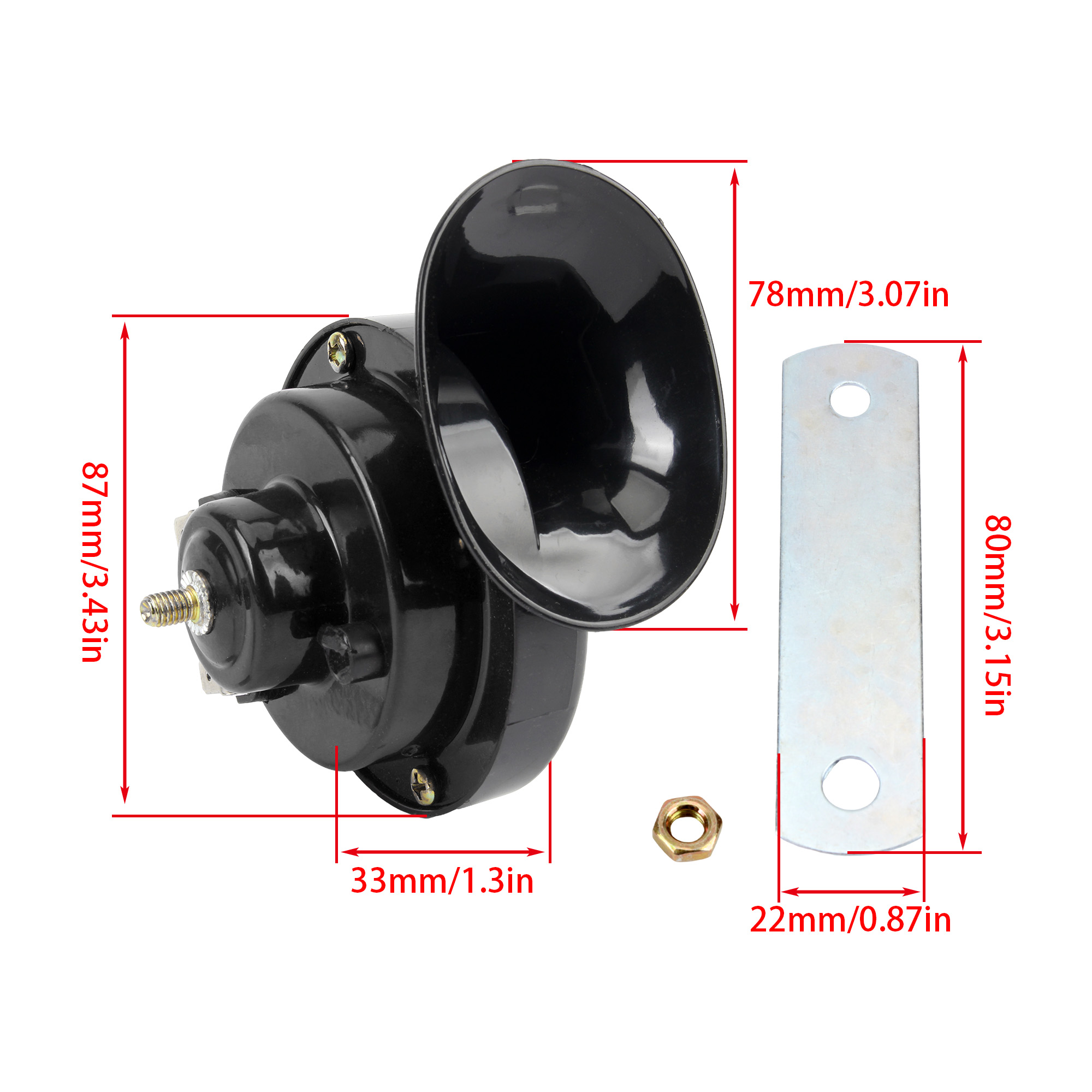12v 24v universal trompete chi - Emergency Whistle Loud avaliação e preço