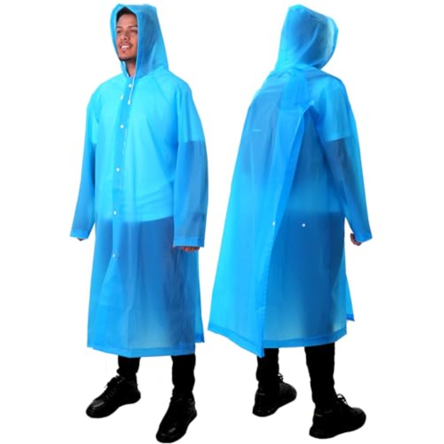ANYOO Pacote com 2 Ponchos de  - Emergency Poncho Rain avaliação e preço