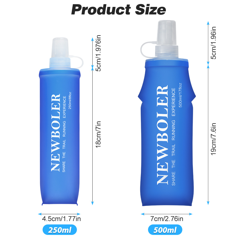 Newboler 150ml 250ml 500ml gar - Water Bag Collapsible avaliação e preço