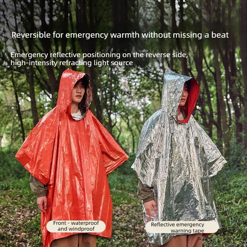 Poncho de Emergência para Chuv - Emergency Poncho Rain avaliação e preço